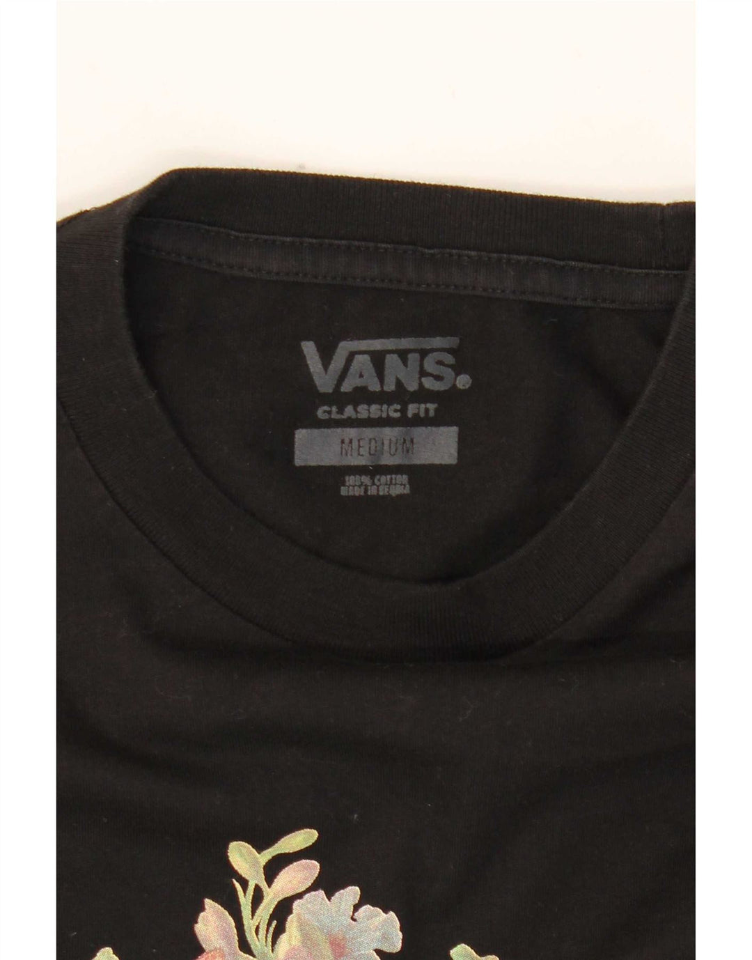 Ανδρικό Vans Classic Fit Graphic Μακρυμάνικο μεσαίο μαύρο φλοράλ
