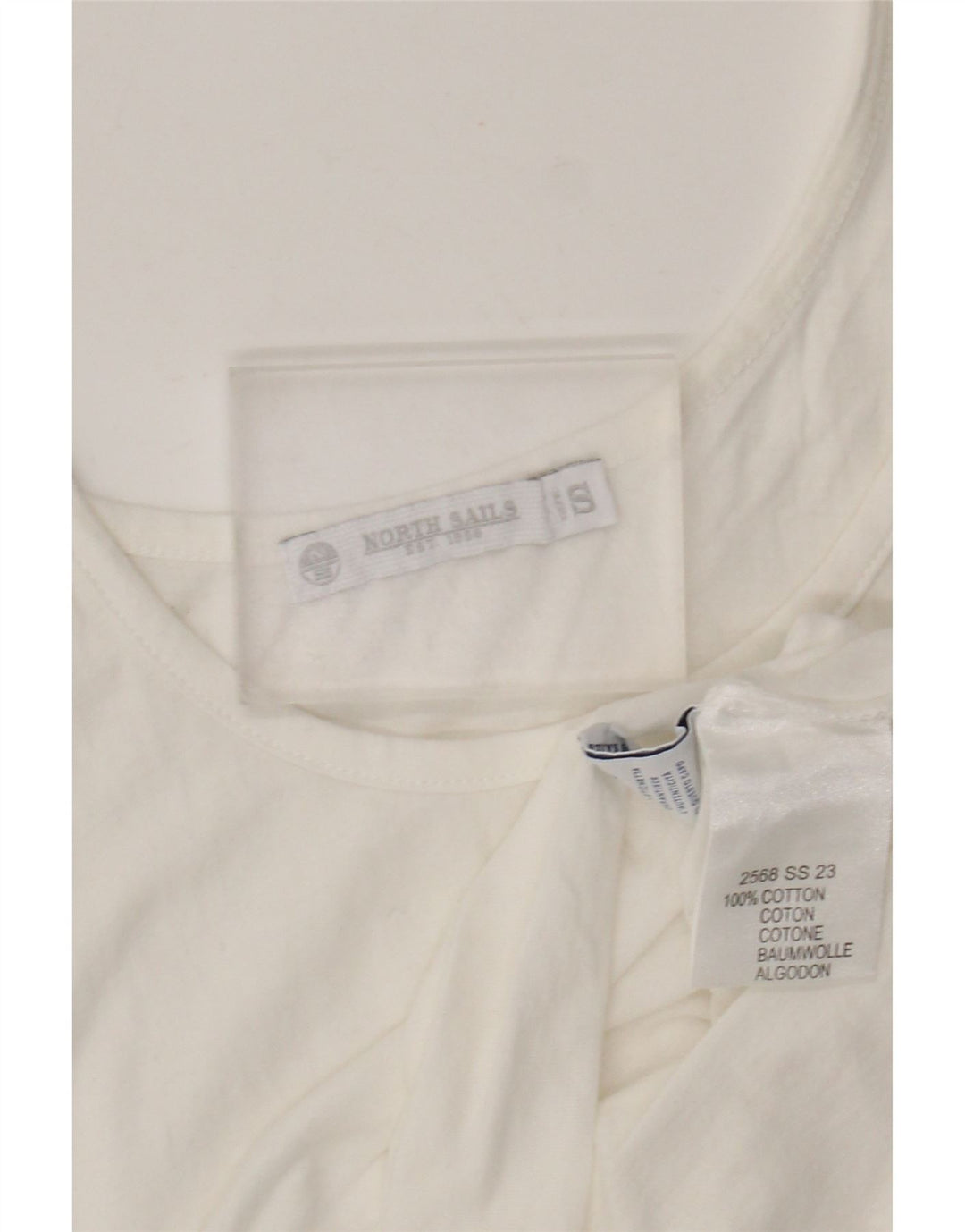 North Sails Γυναικείο Γιλέκο UK 10 Small White βαμβακερό