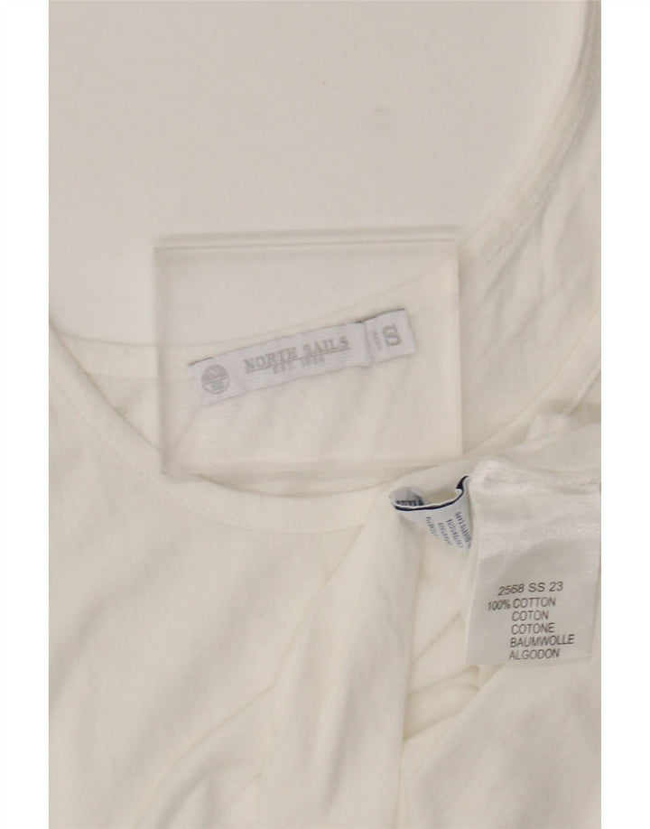 North Sails Γυναικείο Γιλέκο UK 10 Small White βαμβακερό