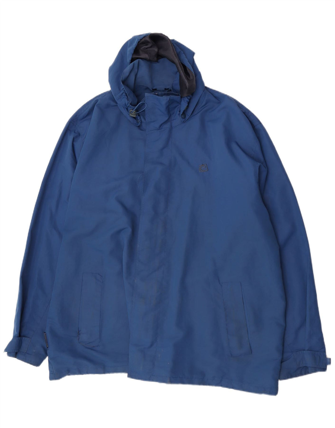 Mountain Essentials Ανδρικό μπουφάν βροχής με κουκούλα UK 46 3XL μπλε νάιλον
