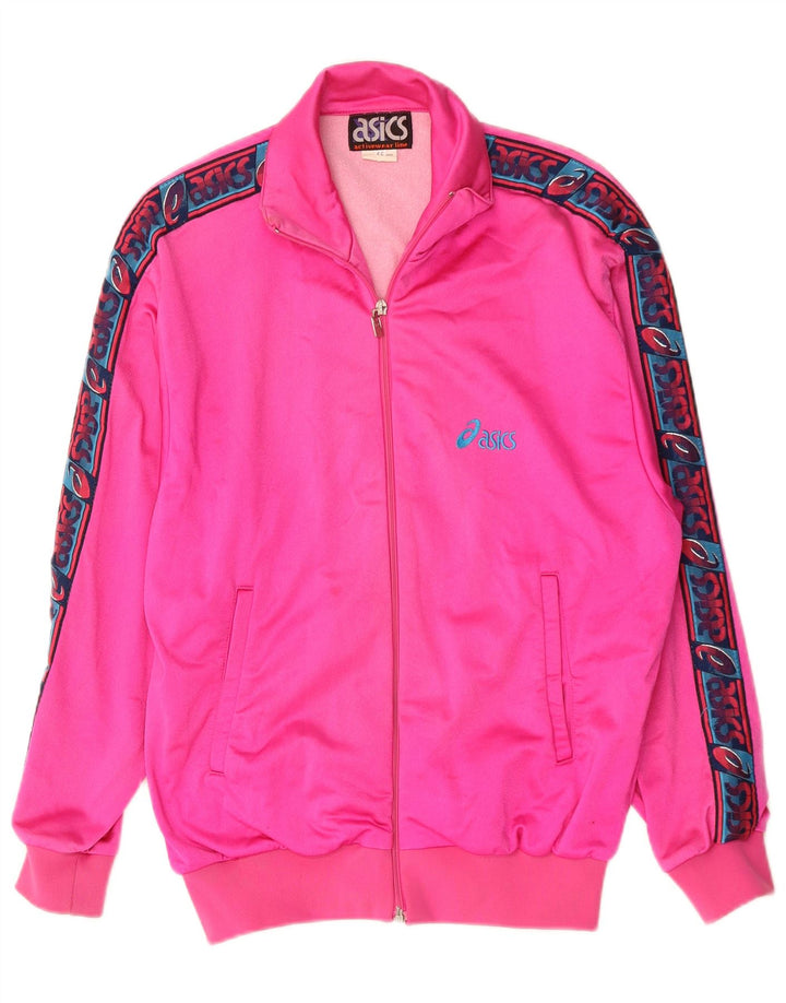 Ανδρική φόρμα γυμναστικής γραφικών ASICS Top Jacket IT 46 Small Pink Colourblock