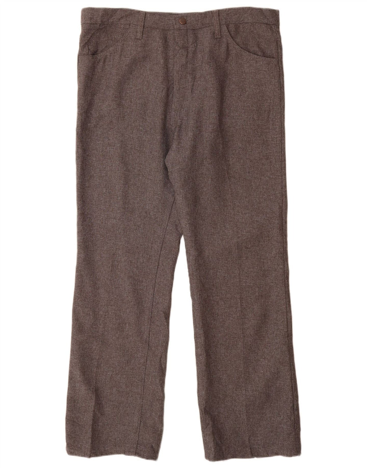 Ανδρικό ίσιο casual παντελόνι Wrangler W38 L30 Γκρι Πολυεστέρας