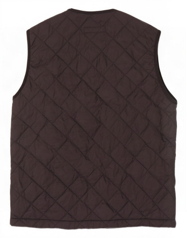 Crown Ανδρικό καπιτονέ Gilet UK 42 XL Μαύρο Πολυαμίδιο