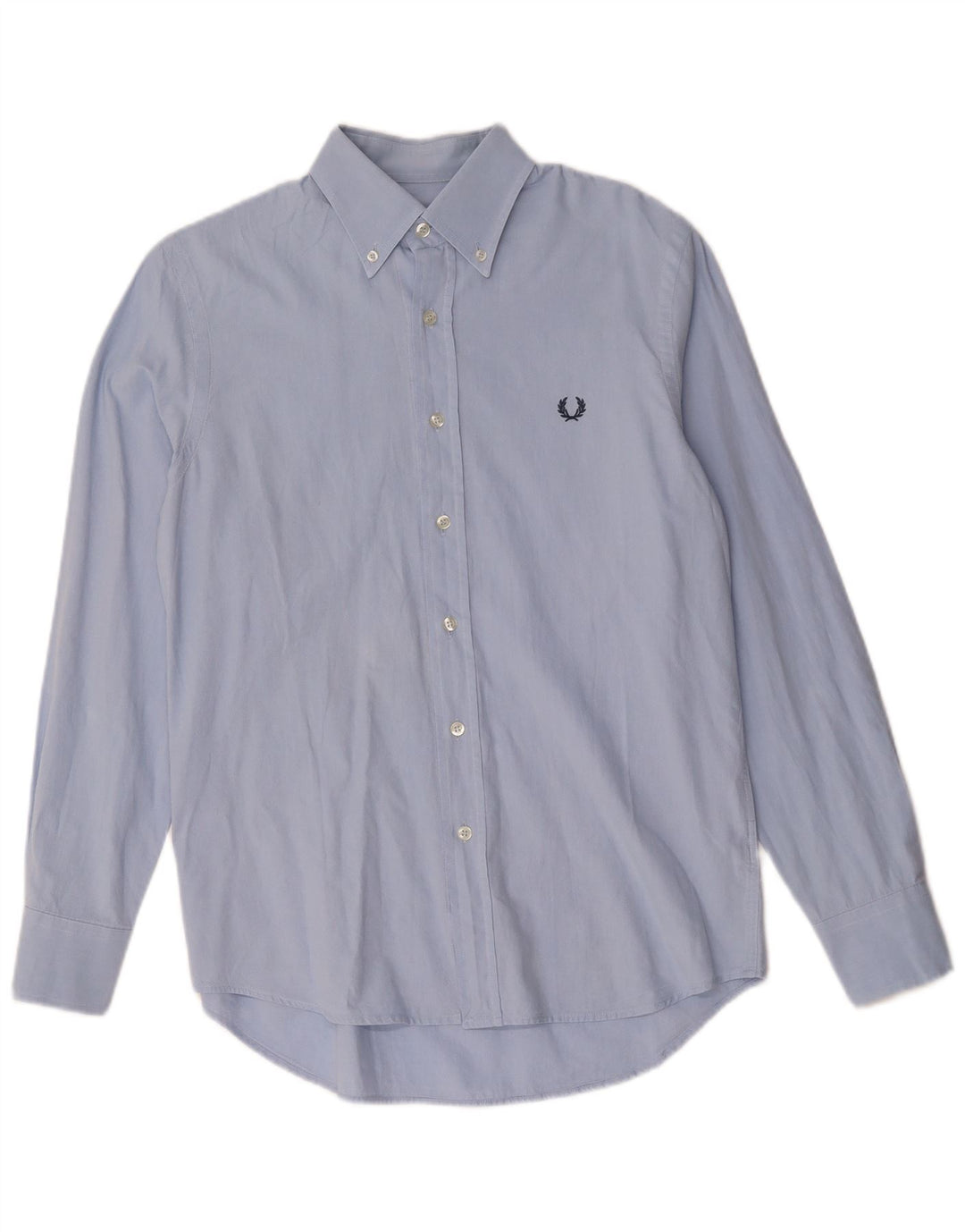 FRED PERRY Ανδρικό πουκάμισο Slim Fit Μεσαίο Μπλε Βαμβακερό