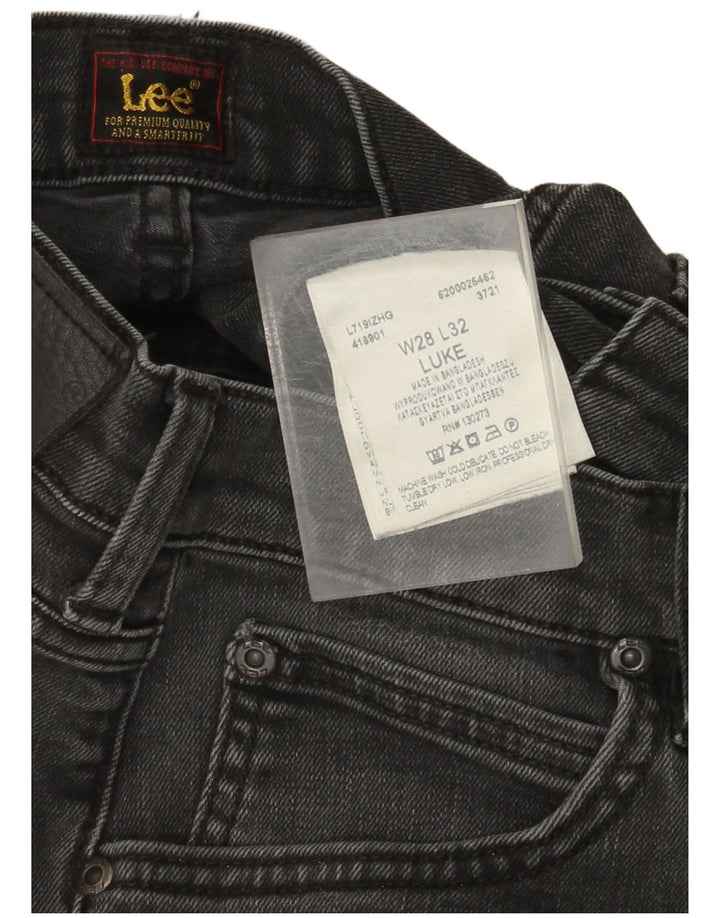 Lee Mens Luke Slim Jeans W28 L32 Γκρι βαμβακερό