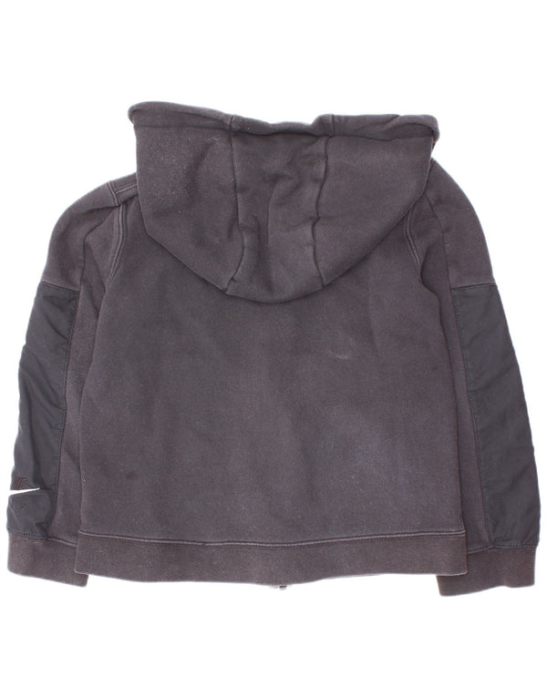 Πουλόβερ Nike Boys Standard Fit Zip Hoodie 6-7 ετών XS μαύρο βαμβακερό