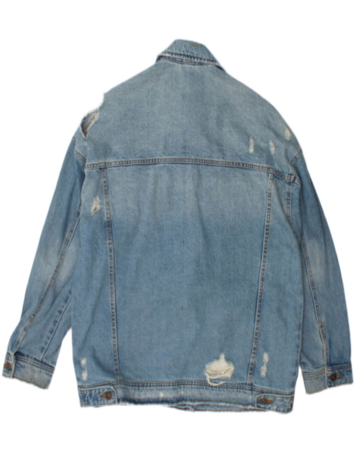 Zara Γυναικείο Τζιν Μπουφάν UK 14 Medium Blue