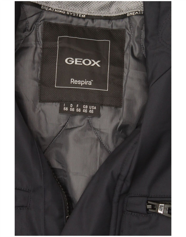 GEOX RESPIRA Ανδρικό Utility Jacket UK 46 3XL Navy Blue