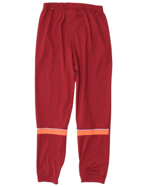 Nike Boys Tracksuit Trousers Joggers 13-14 Years XL Red Colourblock