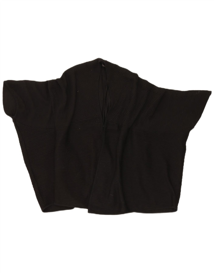Zara Γυναικεία Ζακέτα Poncho Oversized UK 14 Medium Black