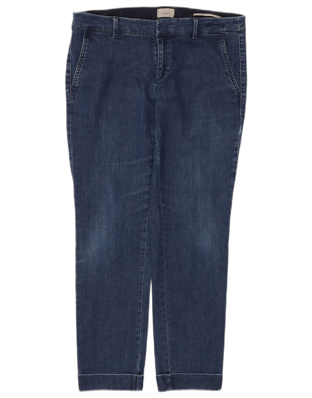 Marella Γυναικείο Slim Jeans UK 12 Medium W32 L27 Blue Cotton