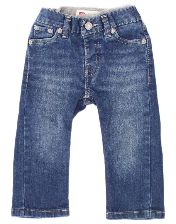 Levi's Baby Boys Straight Jeans 9-12 μηνών W18 L11 Μπλε βαμβακερό