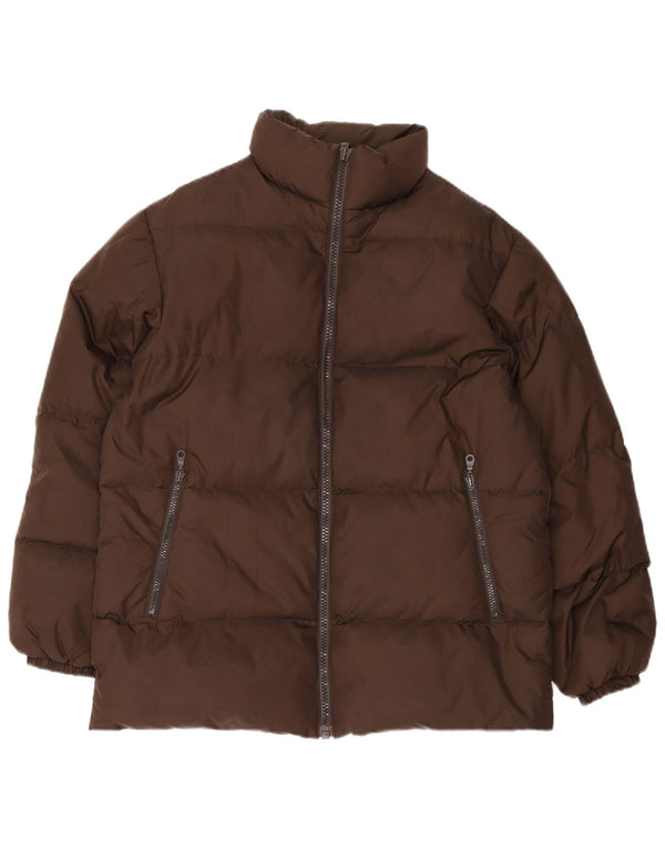 Ανδρικό μπουφάν Benetton με επένδυση UK 38 Medium Brown Polyamide
