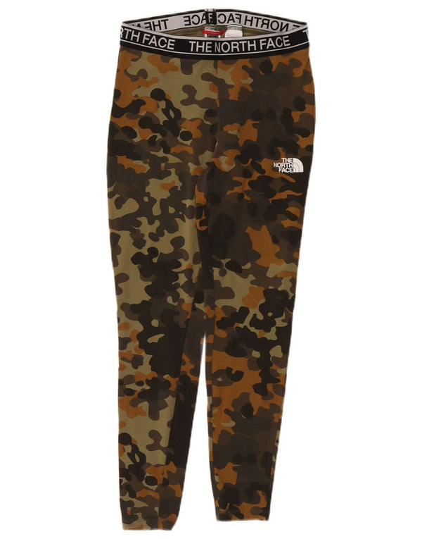 The North Face γυναικεία γραφικά κολάν UK 12 Medium Khaki Camouflage Cotton