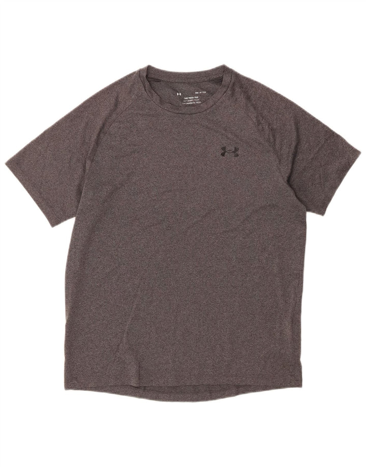 Under Armour Ανδρικό T-Shirt Top Μικρό Γκρι Πολυεστέρας