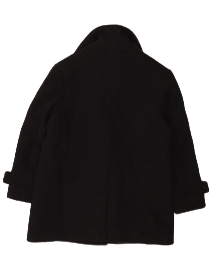 Zara Girls Pea Παλτό 11-12 ετών Μαύρο Μαλλί
