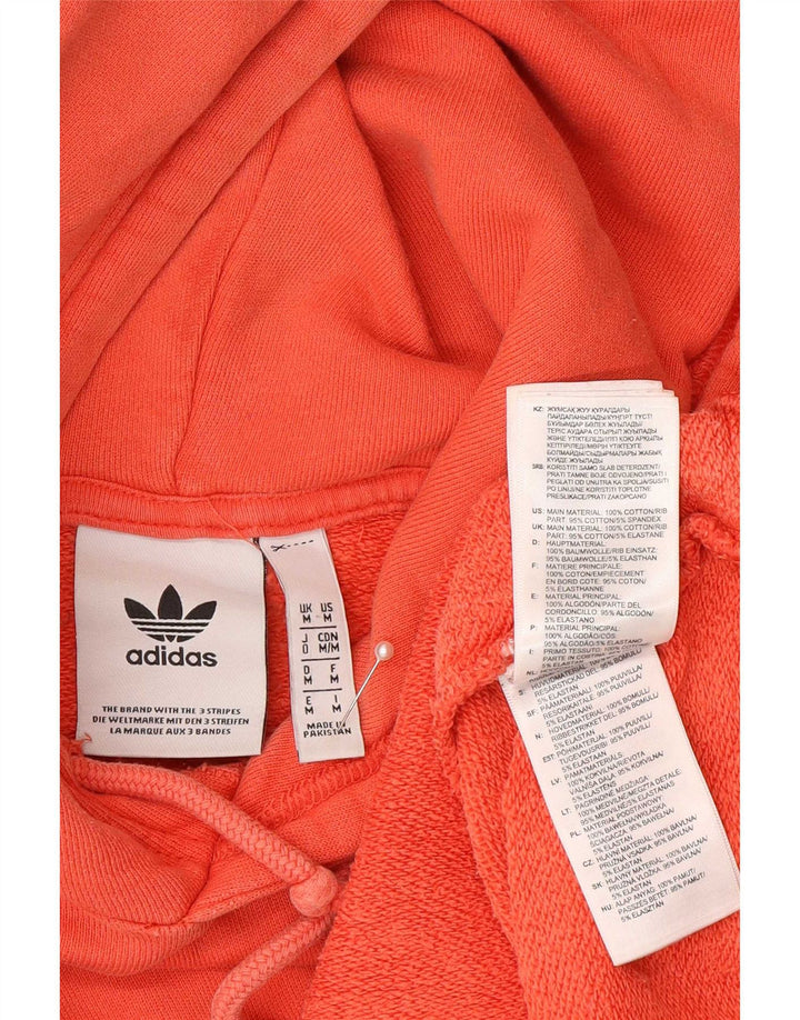Adidas Ανδρικό Hoodie Jumper Μεσαίο πορτοκαλί βαμβακερό
