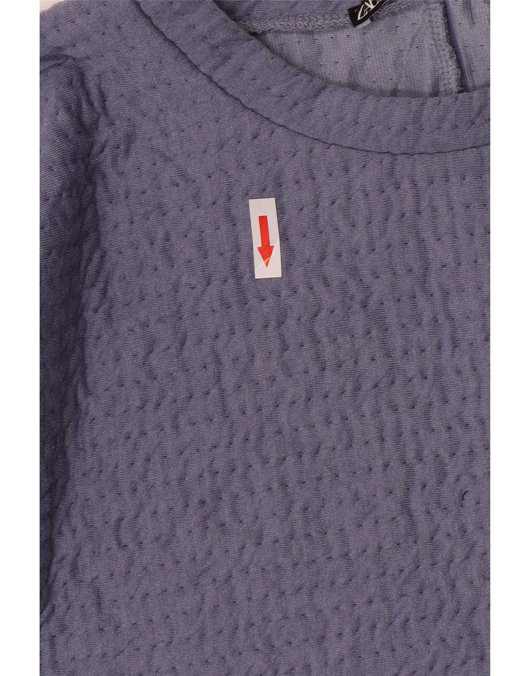 Zara Γυναικεία Μπλούζα Crop Top UK 14 Large Purple