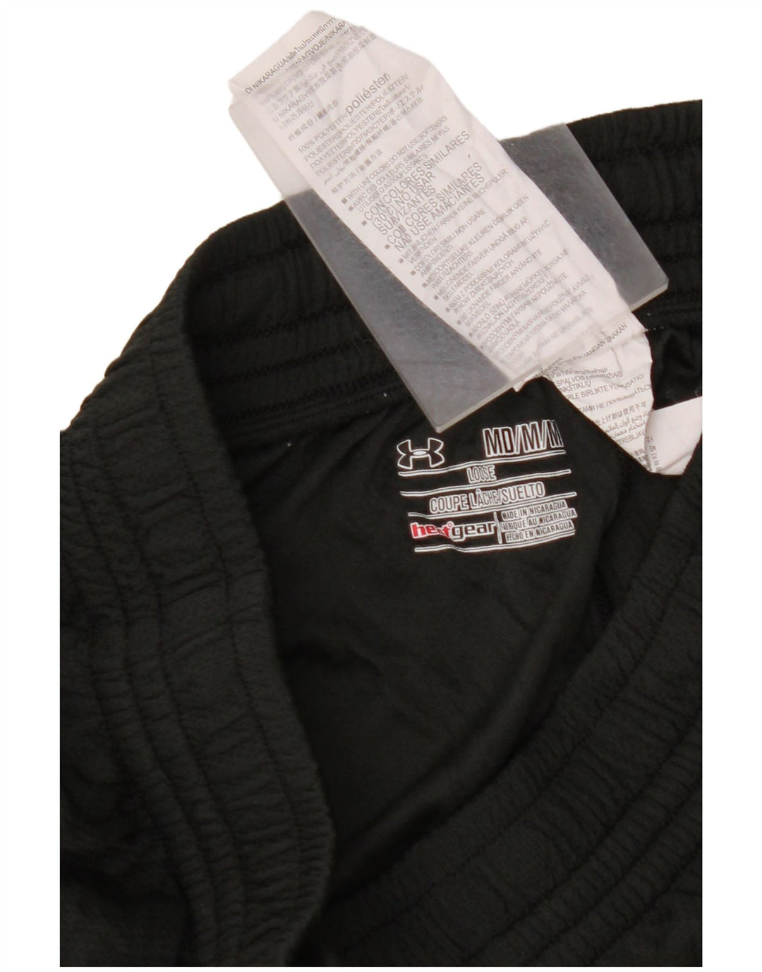 Ανδρικό αθλητικό σορτς UNDER Armor Heat Gear, μεσαίο μαύρο χρώμα