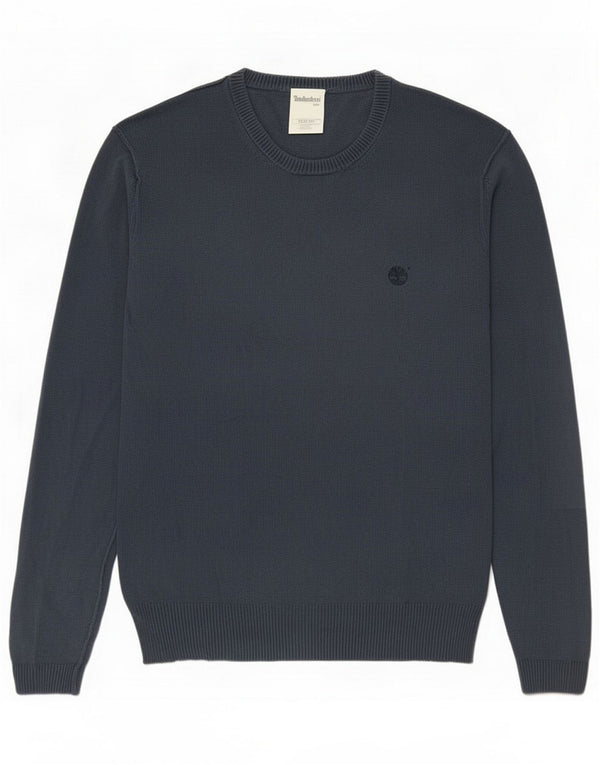 Ανδρικό πουλόβερ Timberland Slim Fit Crew Neck Jumper Small Navy Blue Cotton