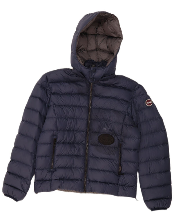 Colmar Ανδρικό μπουφάν με κουκούλα IT 46 Small Navy Blue Polyamide