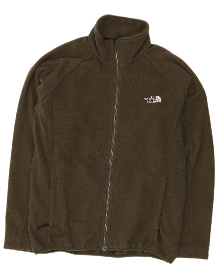 THE NORTH FACE Ανδρικό Fleece Jacket UK 36 Small Khaki Polyester