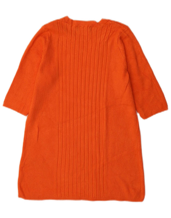 Marks & Spencer Γυναικείο πουλόβερ με λαιμόκαυστο UK 12 Medium Orange