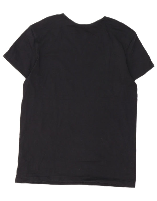 Ανδρικό γραφικό T-Shirt Reebok Top XL Μαύρο Colourblock Βαμβακερό