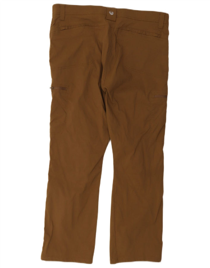 Ανδρικό ίσιο παντελόνι Wrangler Cargo W36 L30 καφέ νάιλον