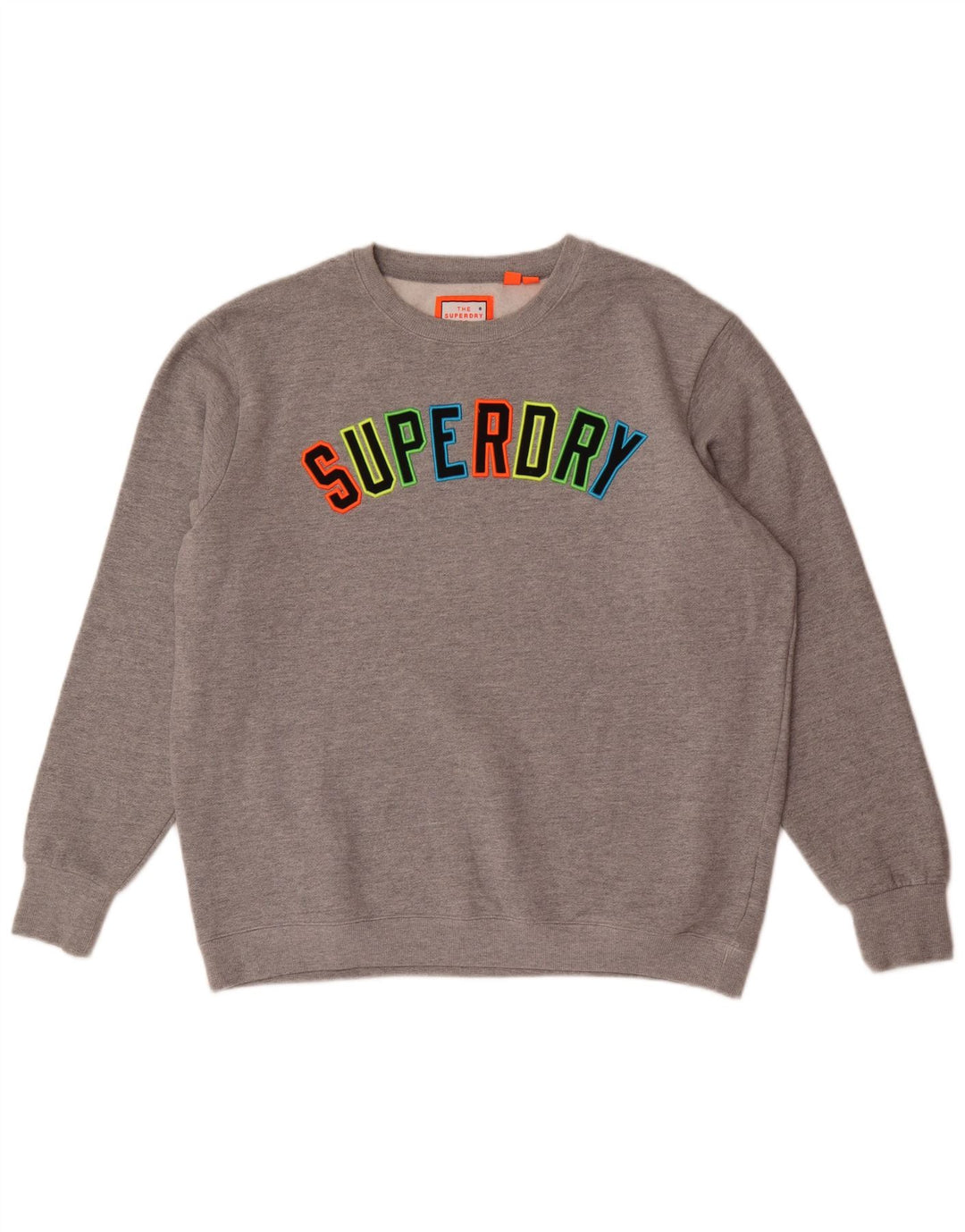 Ανδρικό γραφικό φούτερ Superdry Jumper XL Γκρι βαμβακερό