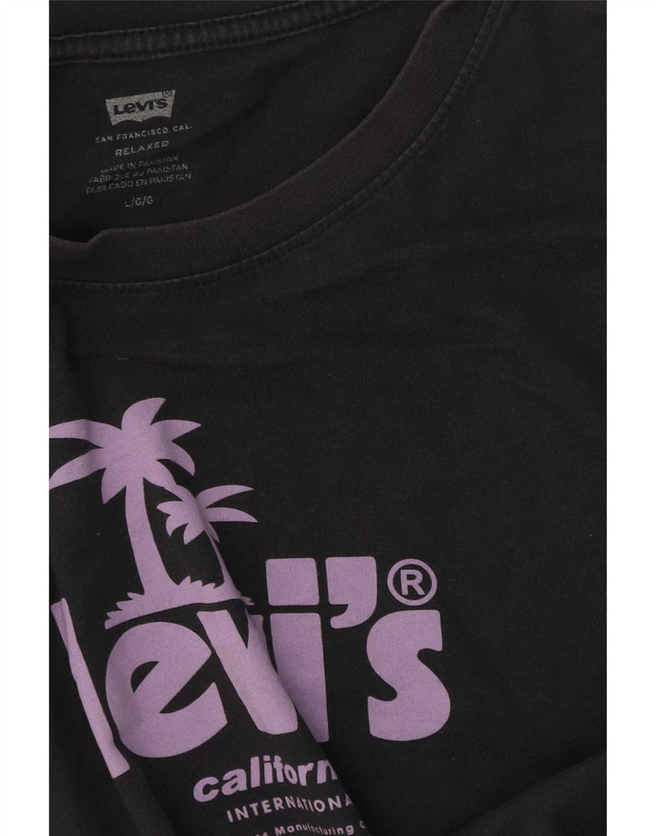 Ανδρικό μπλουζάκι Levi's Relaxed Graphic Top Large Grey