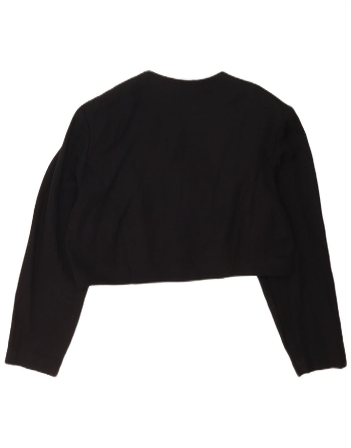 R&M Richards Γυναικείο μπουφάν Bolero UK 14 Medium Black Rayon