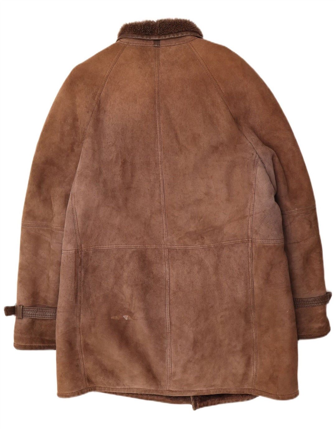 Vintage Ανδρικό παλτό Shearling UK 40 Large Brown