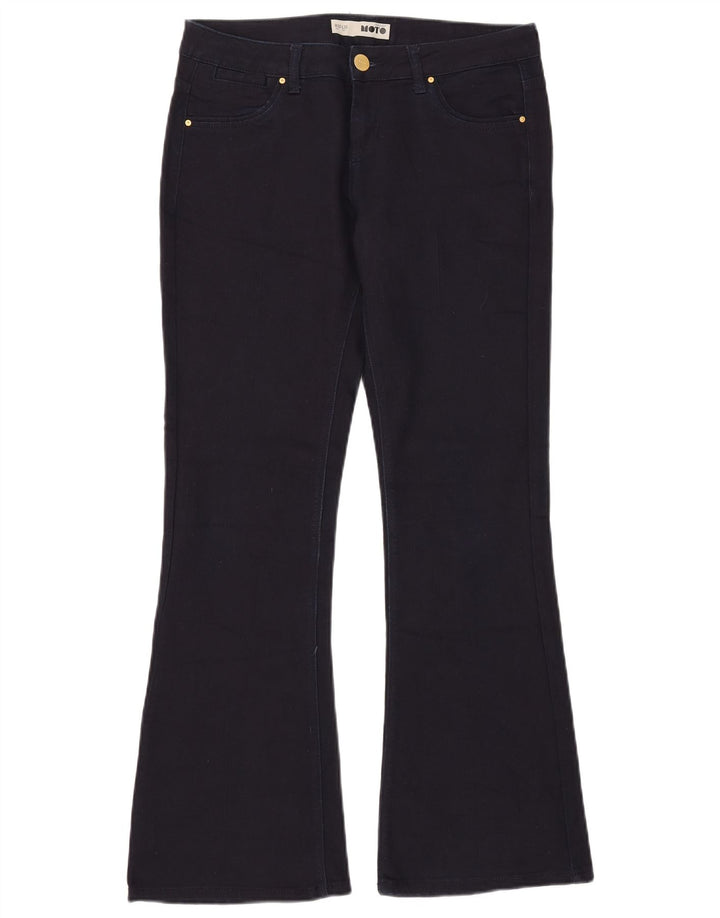 Topshop Γυναικείο τζιν με φλάντζα W30 L30 Navy Blue Cotton