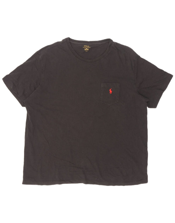 Ανδρικό T-Shirt Polo Ralph Lauren Top 2XL μαύρο βαμβακερό