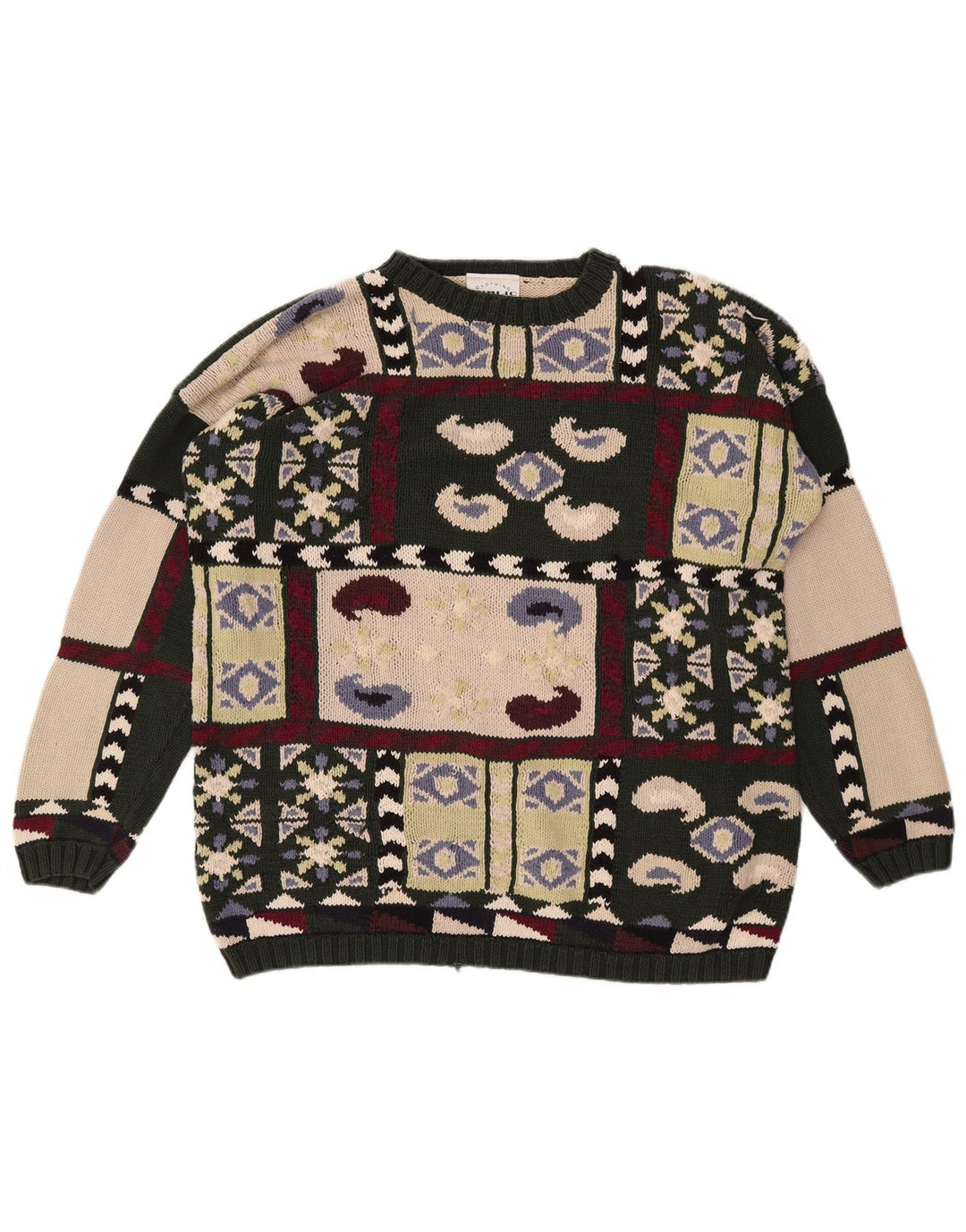 Γυναικείο πουλόβερ PUBLIC Crew Neck Jumper IT 44 Medium Πολύχρωμο