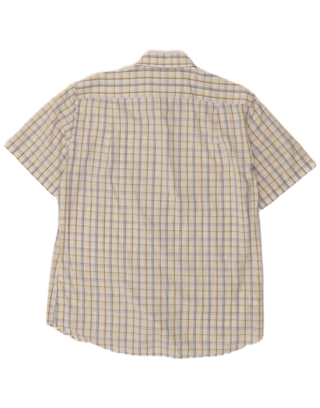 Ανδρικό κοντομάνικο πουκάμισο HUGO BOSS 16 1/2 42 μεγάλο λευκό βαμβακερό