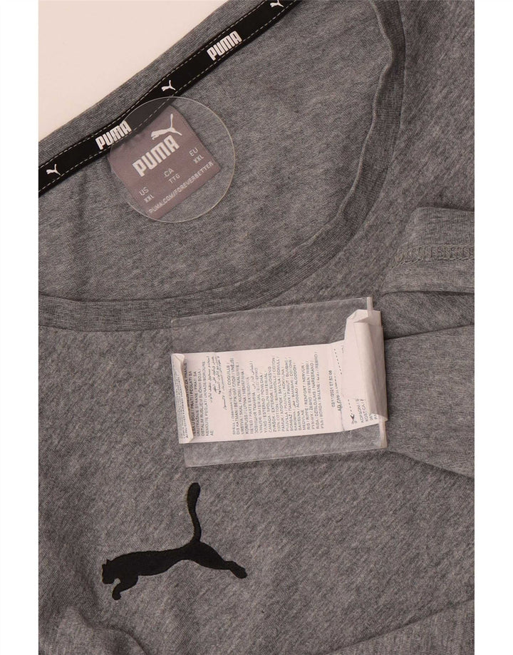 Ανδρικό T-Shirt Puma Top 2XL Γκρι βαμβακερό