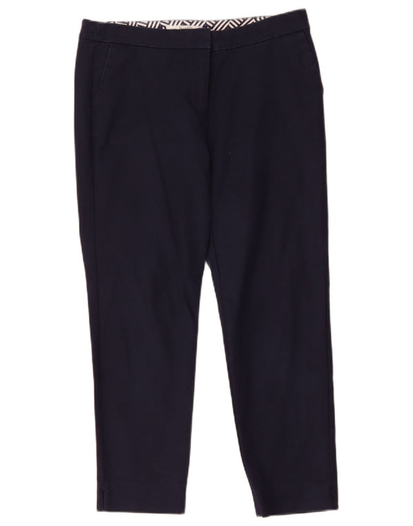 Γυναικείο παντελόνι Chino Boden Crop UK 12 Medium W32 L25 Navy Blue Cotton