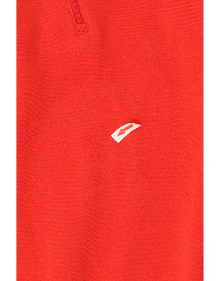 Ανδρικό φούτερ Puma με φερμουάρ, πουκάμισο με μεγάλο κόκκινο χρώμα, βαμβακερό