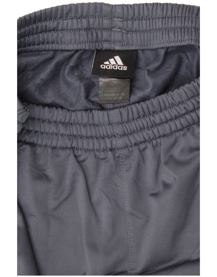 Παντελόνι αθλητικής φόρμας Adidas Boys 14-15 ετών Μεγάλο Navy Blue Polyester