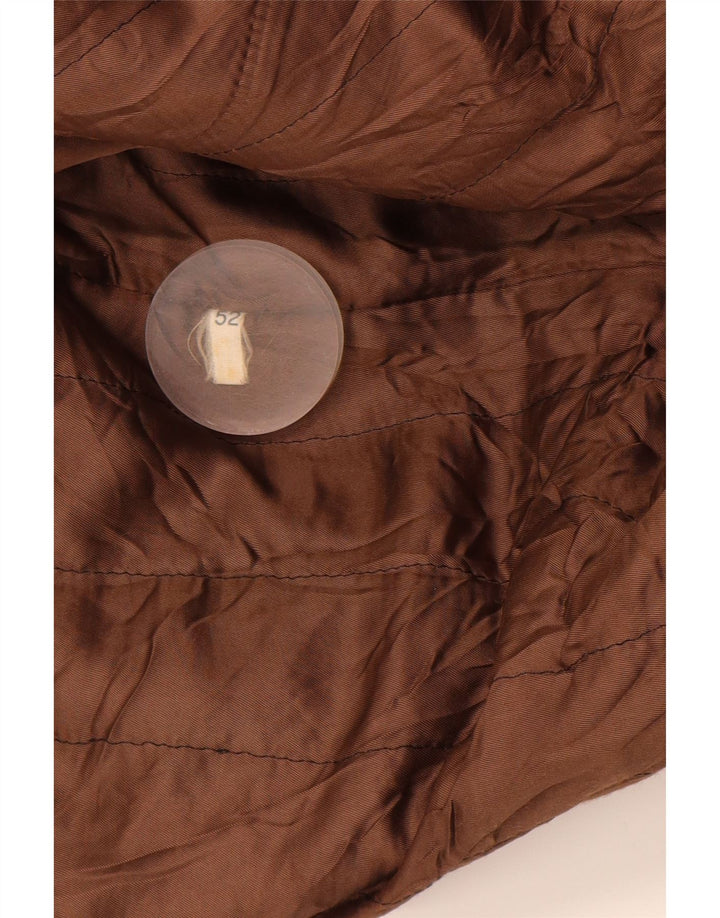 VINTAGE Ανδρικό Δερμάτινο Μπουφάν IT 52 XL Καφέ