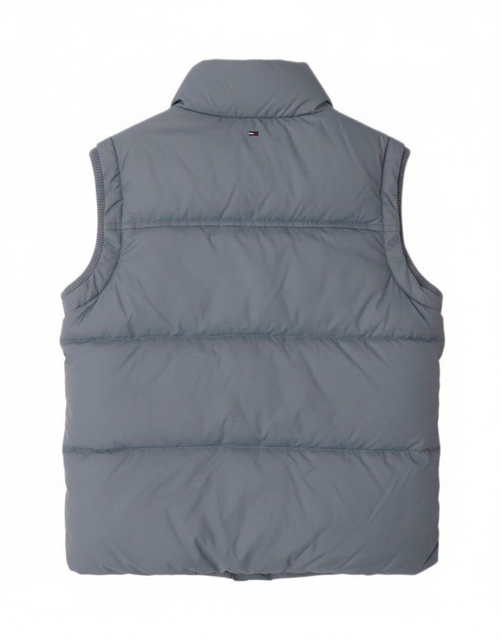 TOMMY HILFIGER Mens Padded Gilet UK 36 Small Blue Polyester