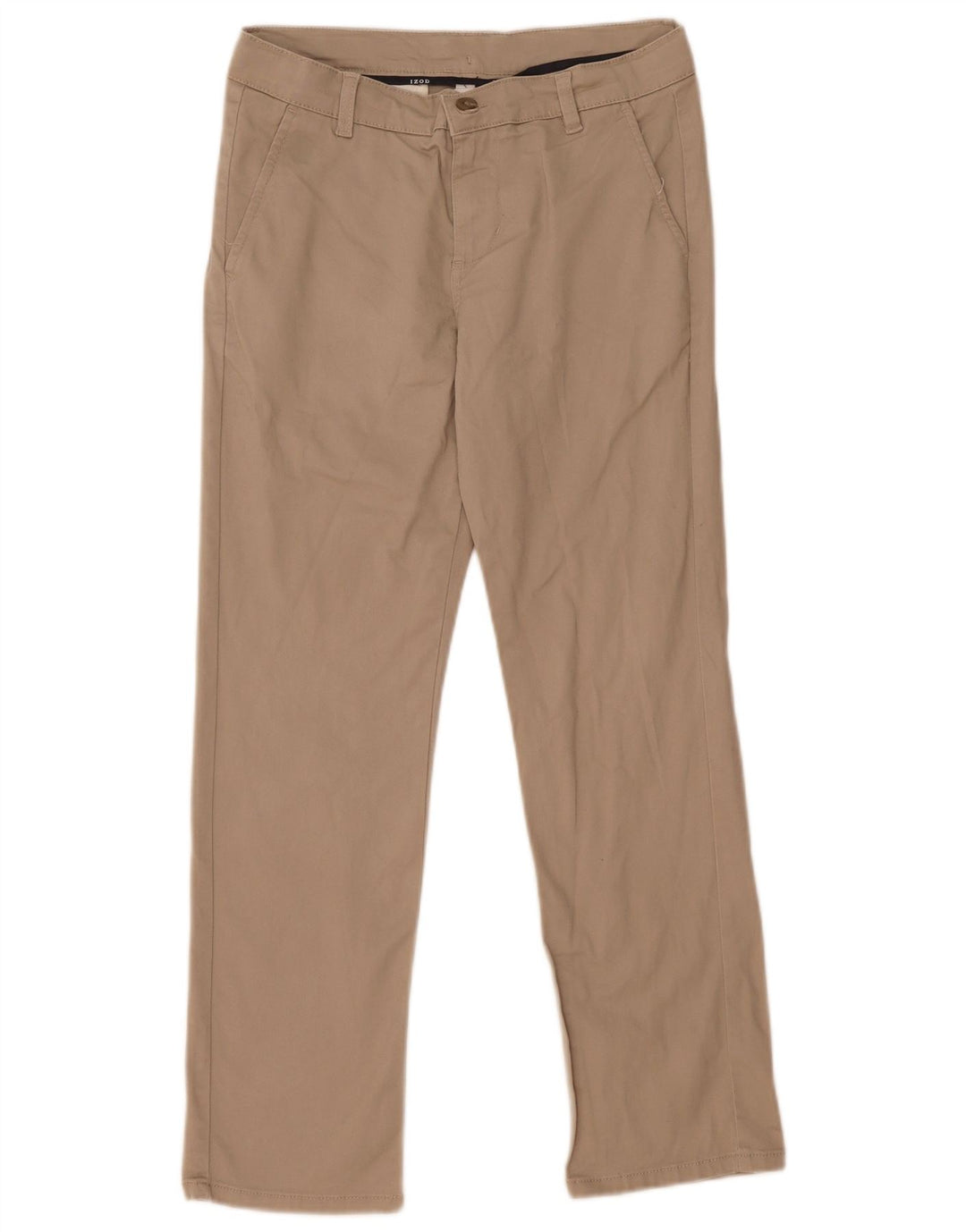 Izod Boys Husky 13-14 Years W30 L26 Beige Cotton