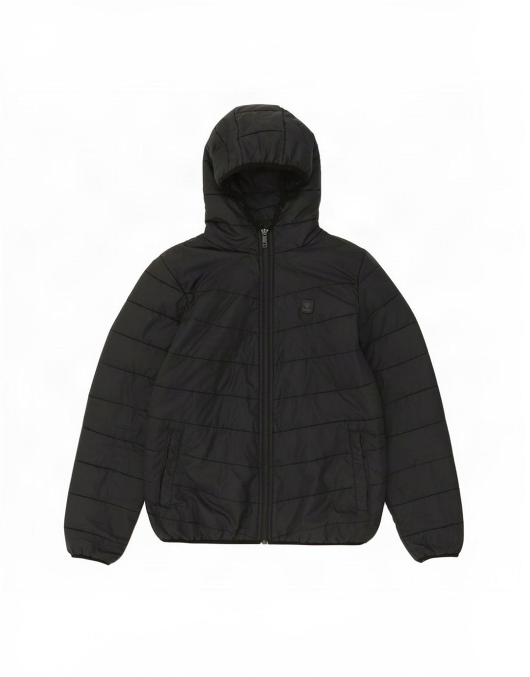 Hummel Γυναικείο μπουφάν με κουκούλα UK 14 Μεσαίο μαύρο πολυεστέρα