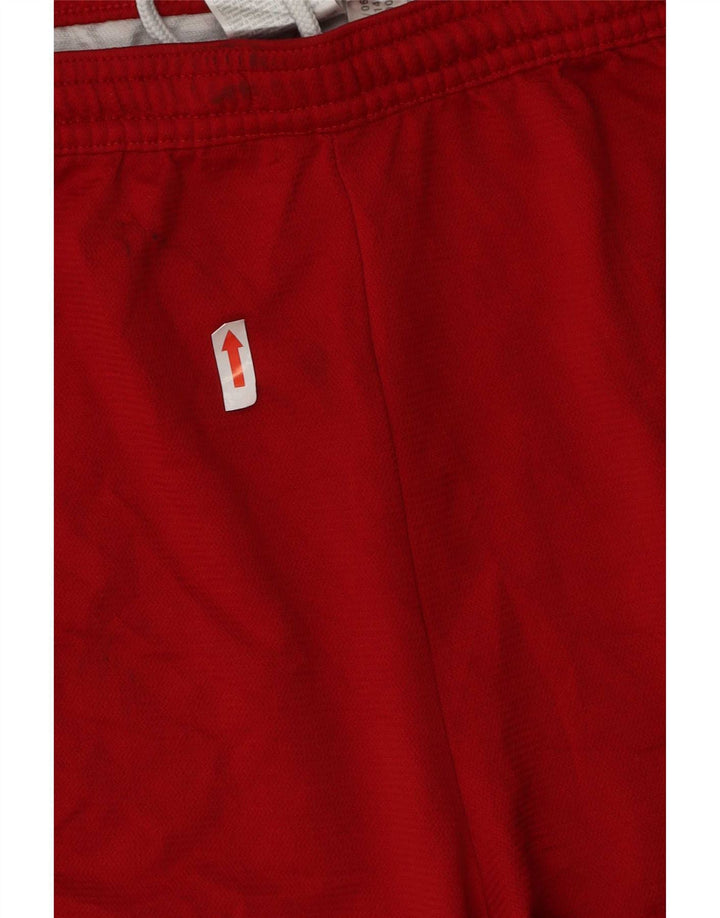 Ανδρικό αθλητικό σορτς Adidas Climalite XL Red Colourblock Πολυεστέρας