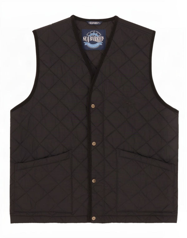 Sea Barrier Mens Quilted Gilet UK 40 Large Navy Blue