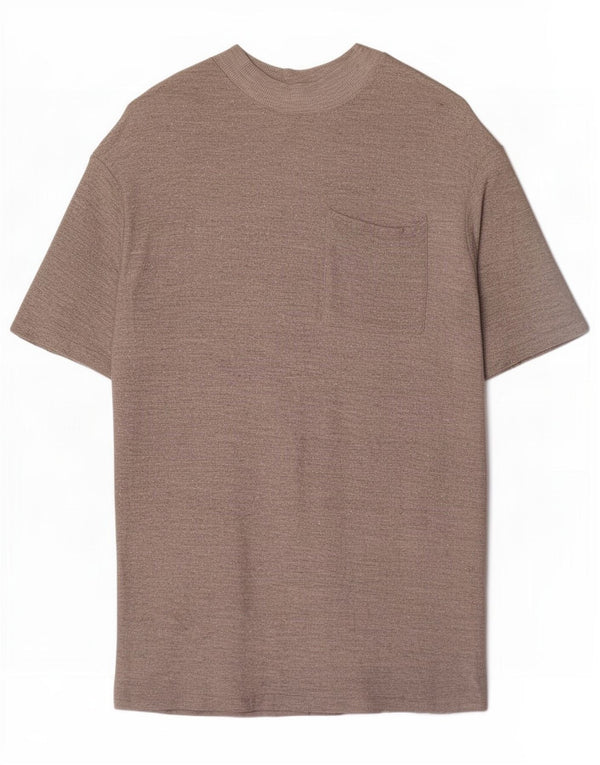 Zara Γυναικείο T-Shirt Φόρεμα UK 14 Medium Grey
