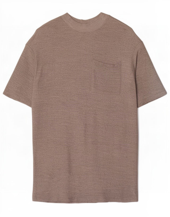 Zara Γυναικείο T-Shirt Φόρεμα UK 14 Medium Grey