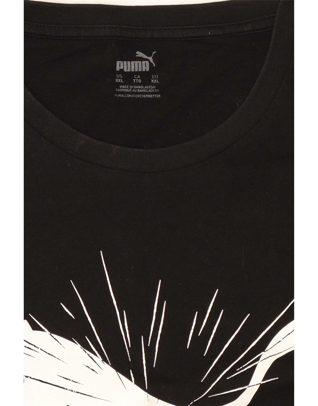 Ανδρικό γραφικό μπλουζάκι Puma Top 2XL Μαύρο